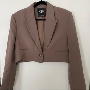 Zara Cropped Blazer